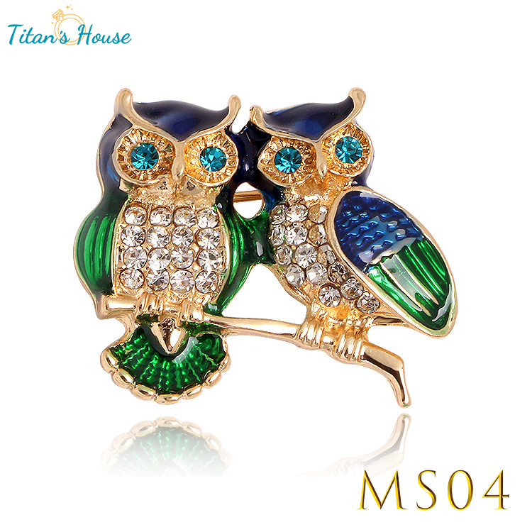 Trâm Cài Áo Hình Cú Mèo Độc Đáo Tại Titan's House - Điểm Nhấn Thanh Lịch Cho Phong Cách Của Bạn